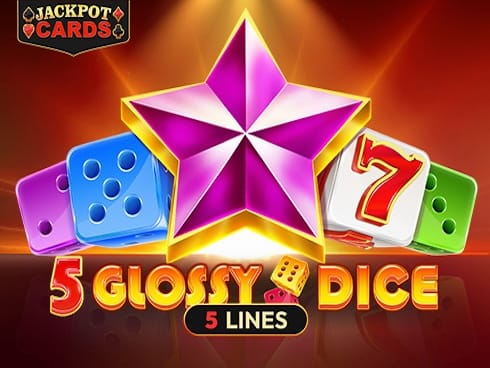 5 Glossy Dice game screenshot